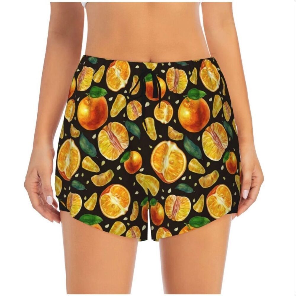 Fruit Market Patterned Shorts